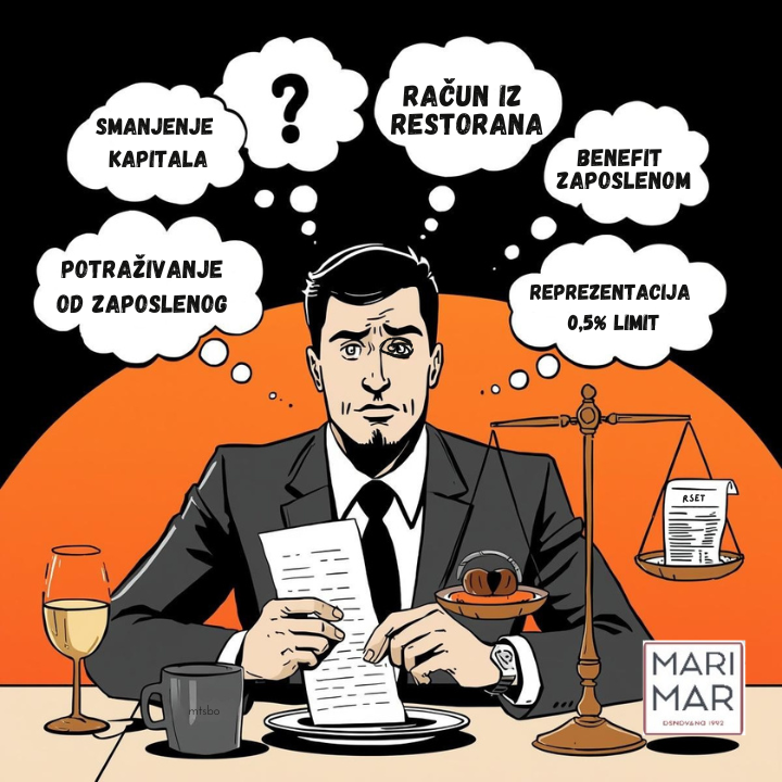 Jedan račun iz kafane četiri potpuno različita poreska tretmana